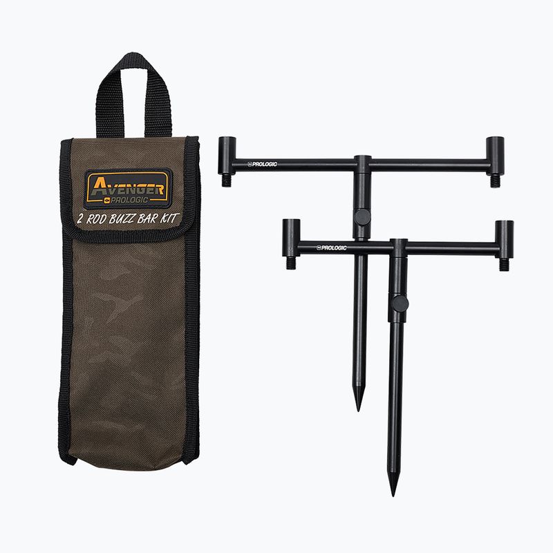 Prologic Avenger Buzz Bar Kit & Carrycase 2 Rod black 65022