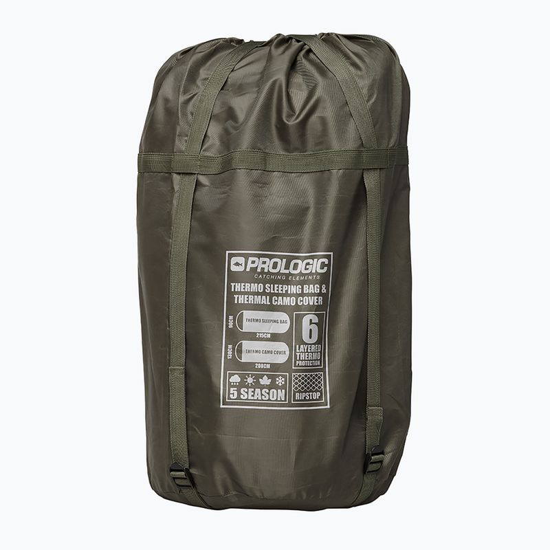 Prologic Element Comfort S/Bag & Thermal Camo Cover 5 Season green PLB041 спален чувал 6