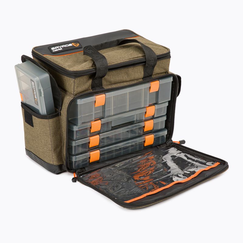 Savage Gear Specialist Lure Bag 6 кутии кафяво 74236 10