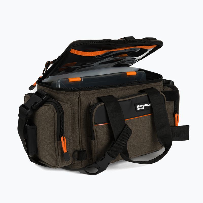 SavageGear Specialist Soft Lure Bag 1 кутия 10 торбички кафяви 74240 5