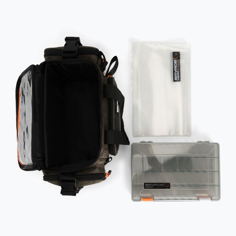 SavageGear Specialist Soft Lure Bag 1 кутия 10 торбички кафяви 74240 6