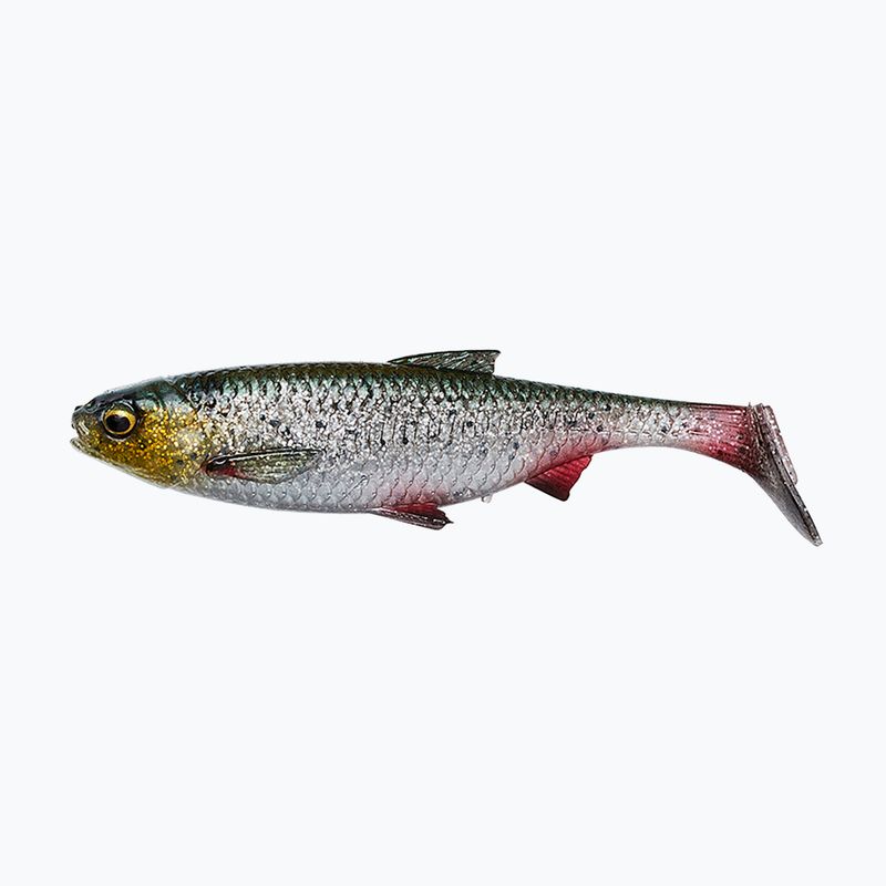 SavageGear 3D River Roach Bulk Green/Silver Rubber Bait 74293