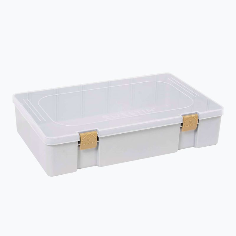 Westin W3 Game Tackle Box 36 x 22,5 x 8 cm сив/прозрачен