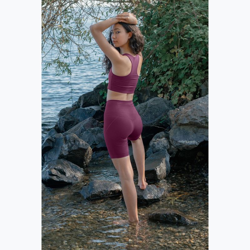 Girlfriend Collective Компресивни шорти за тренировка за жени в слива 9