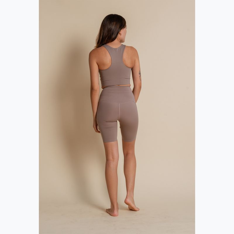 Girlfriend Collective Компресивни шорти за тренировка за жени Limestone 5