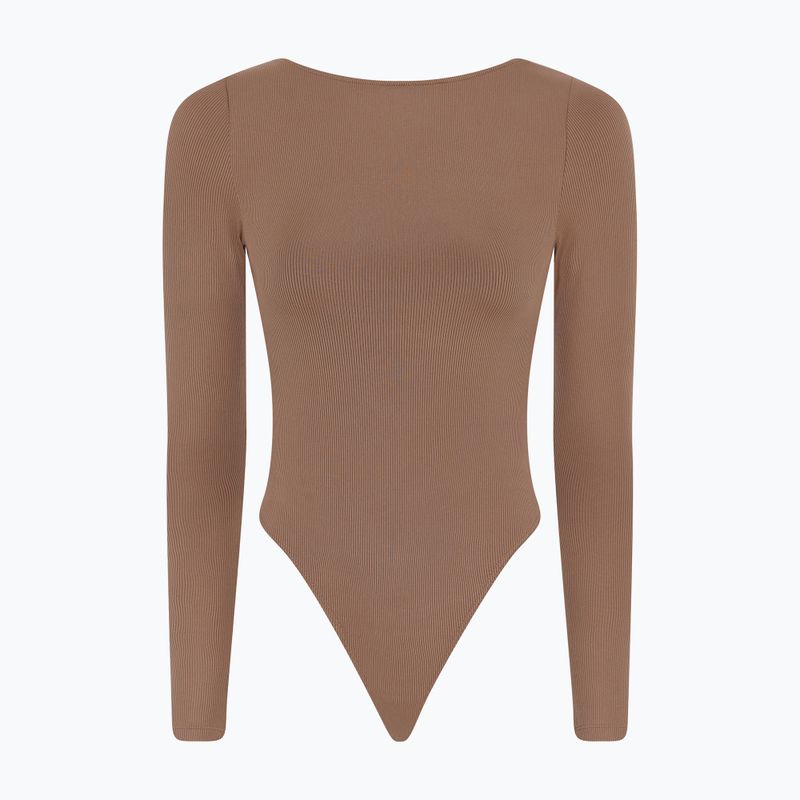 Girlfriend Collective дамски тренировъчен костюм Ava Scoop Back brownie 7