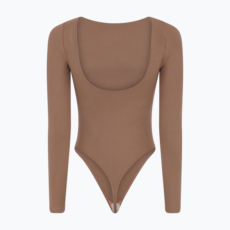 Girlfriend Collective дамски тренировъчен костюм Ava Scoop Back brownie 8