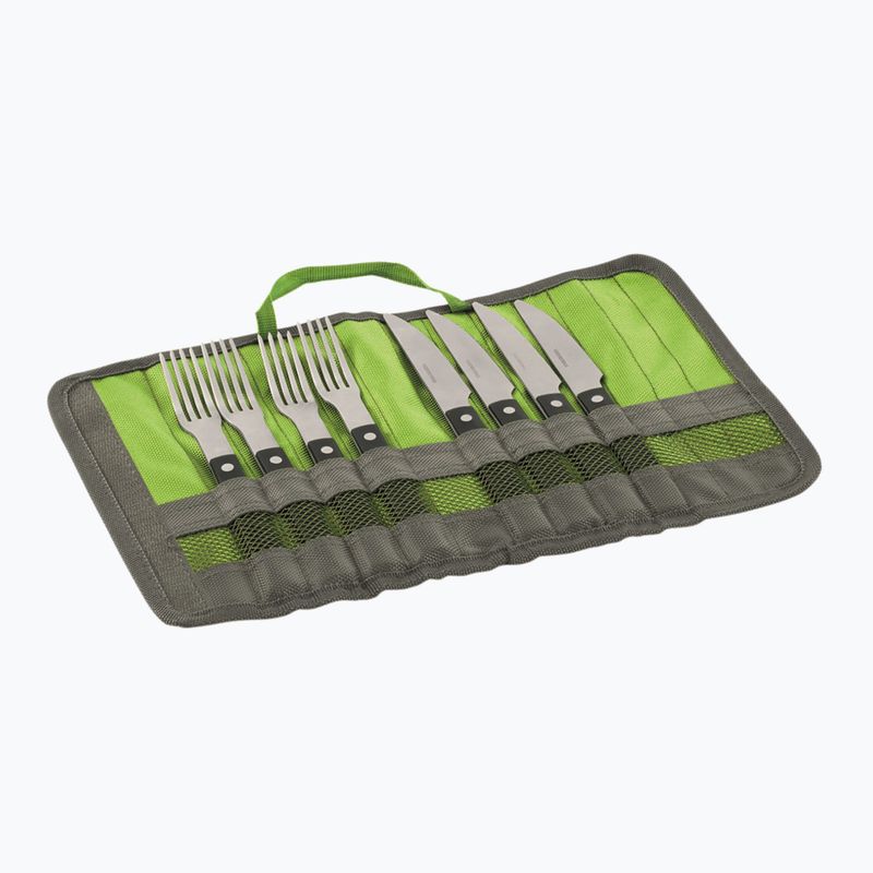 Outwell Bbq Cutlery туристически прибори + калъф черно и сребристо 650666 2