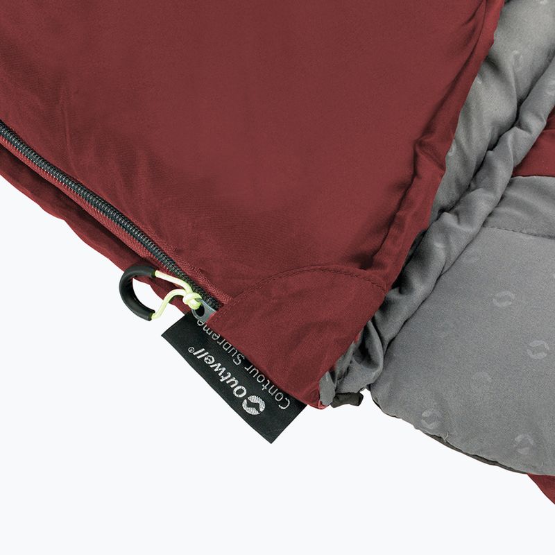 Спален чувал Outwell Contour Lux maroon 230367 13