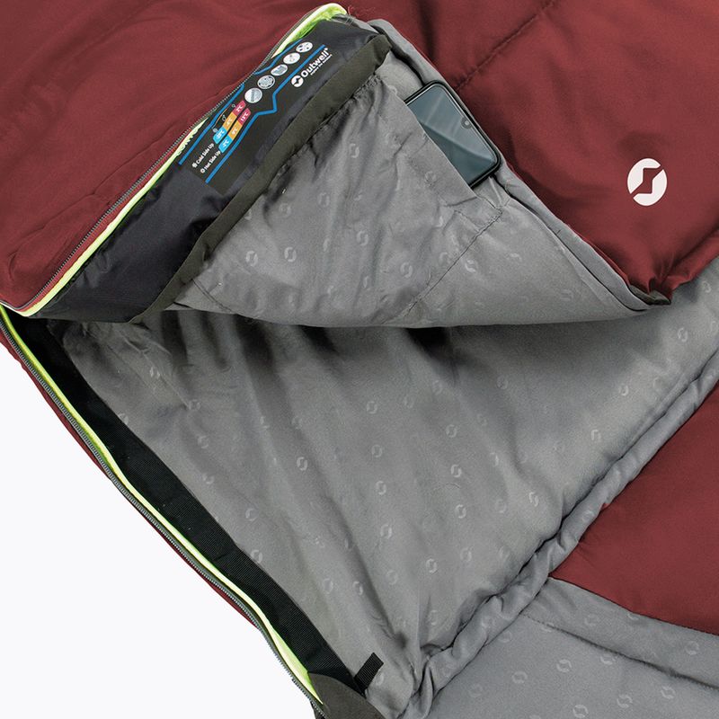 Спален чувал Outwell Contour Lux maroon 230367 15
