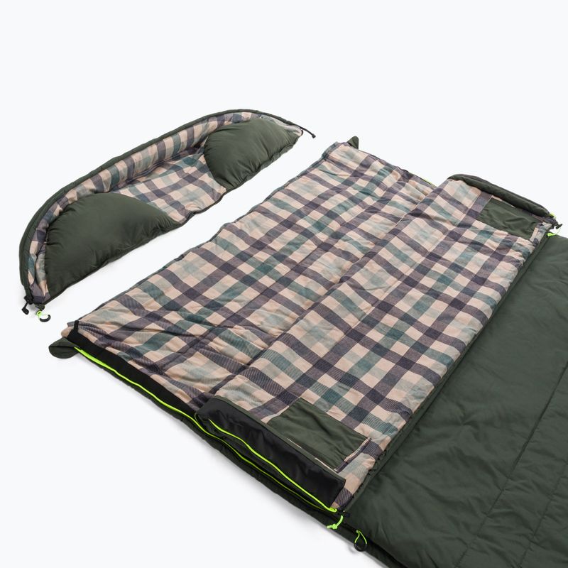 Outwell Camper Lux Двоен спален чувал зелен 230394 3