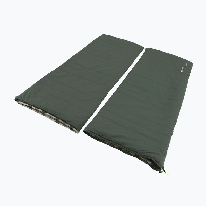 Outwell Camper Lux Двоен спален чувал зелен 230394 7