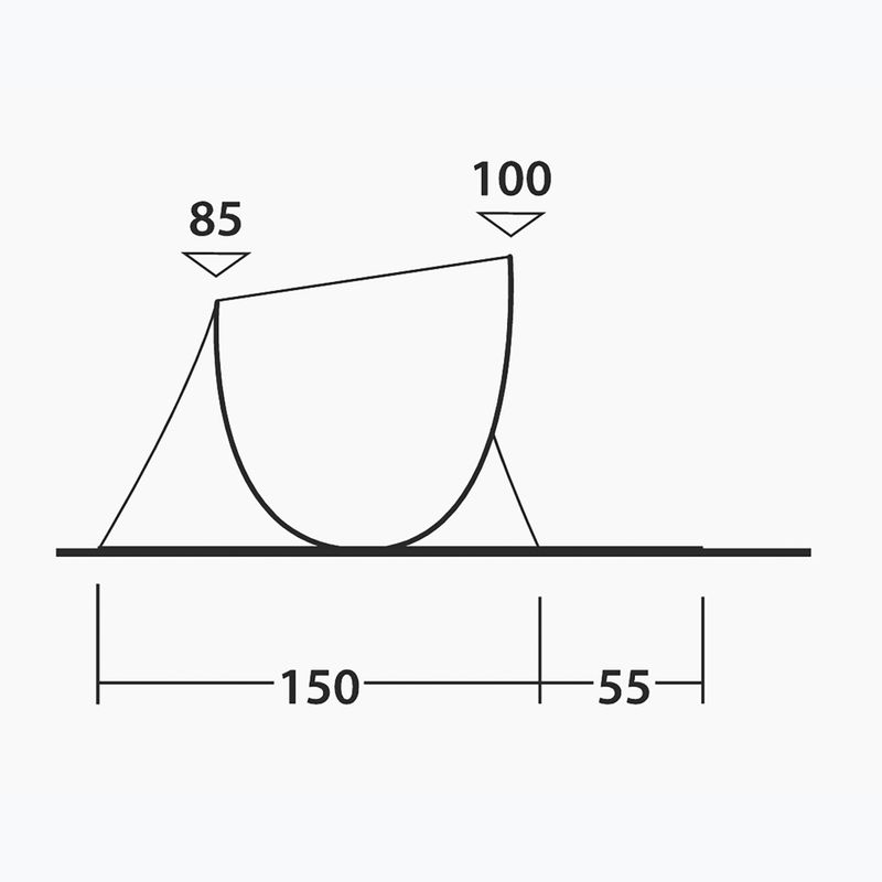 Плажна палатка Outwell Eastbourne Beach Shelter light grey 6