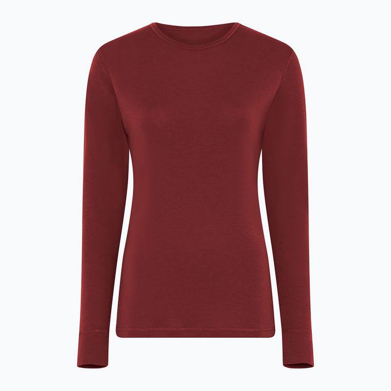 Дамски термоактивен суитшърт Dovre Wool burgundy 3