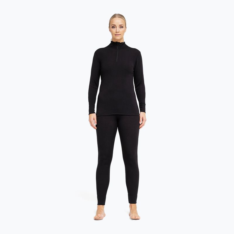 Дамски термоактивен суитшърт Dovre Wool Zip black 2
