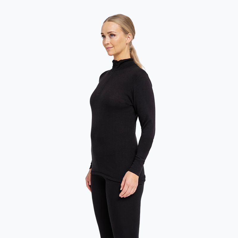 Дамски термоактивен суитшърт Dovre Wool Zip black 3