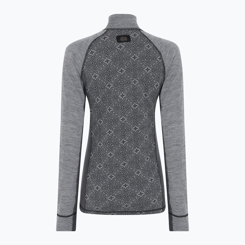 Дамски термоактивен суитшърт Dovre Wool Organic Half Zip grey 6