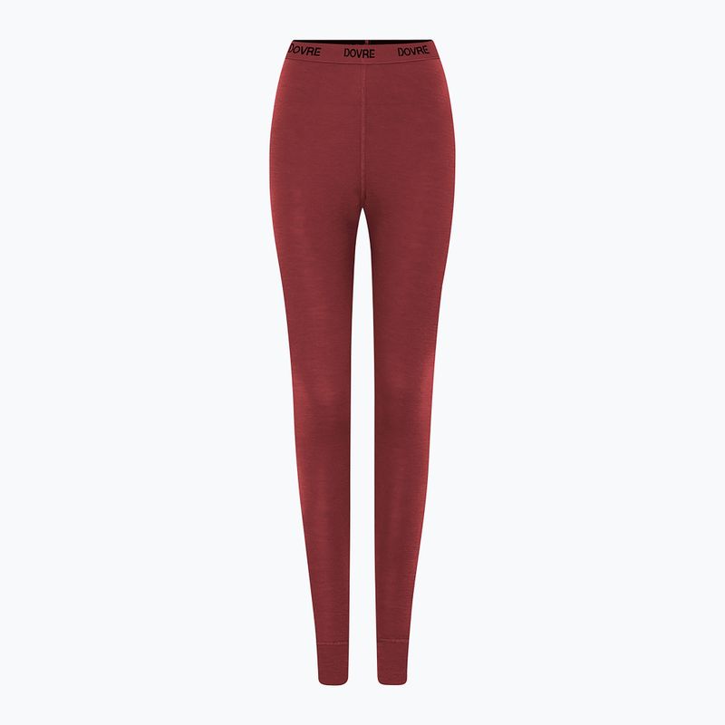Дамски термоактивни панталони Dovre Wool Pants burgundy 2