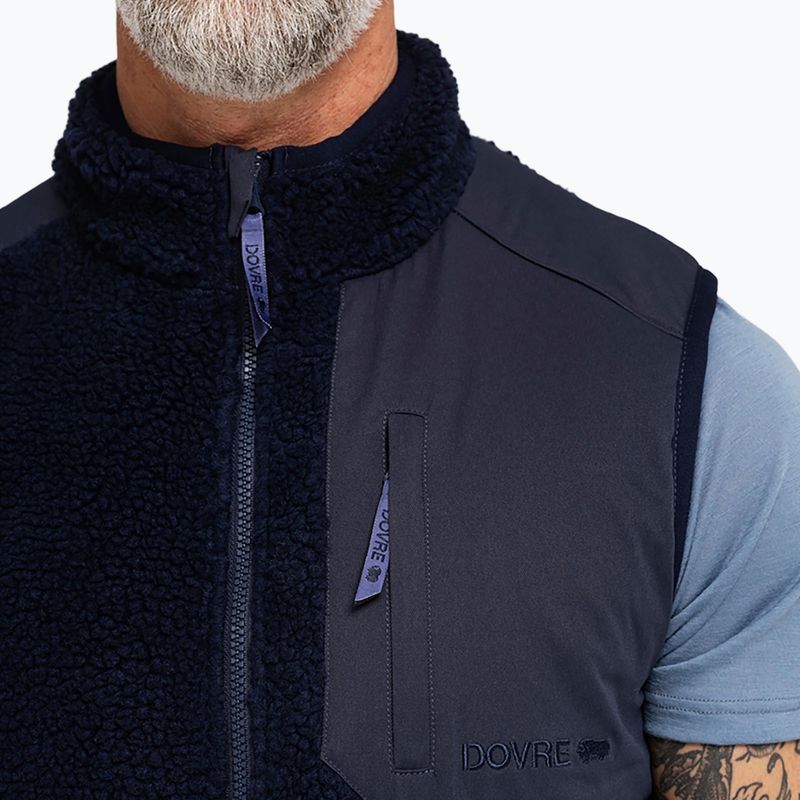 Мъжки елек Dovre Teddy Fleece navy 3
