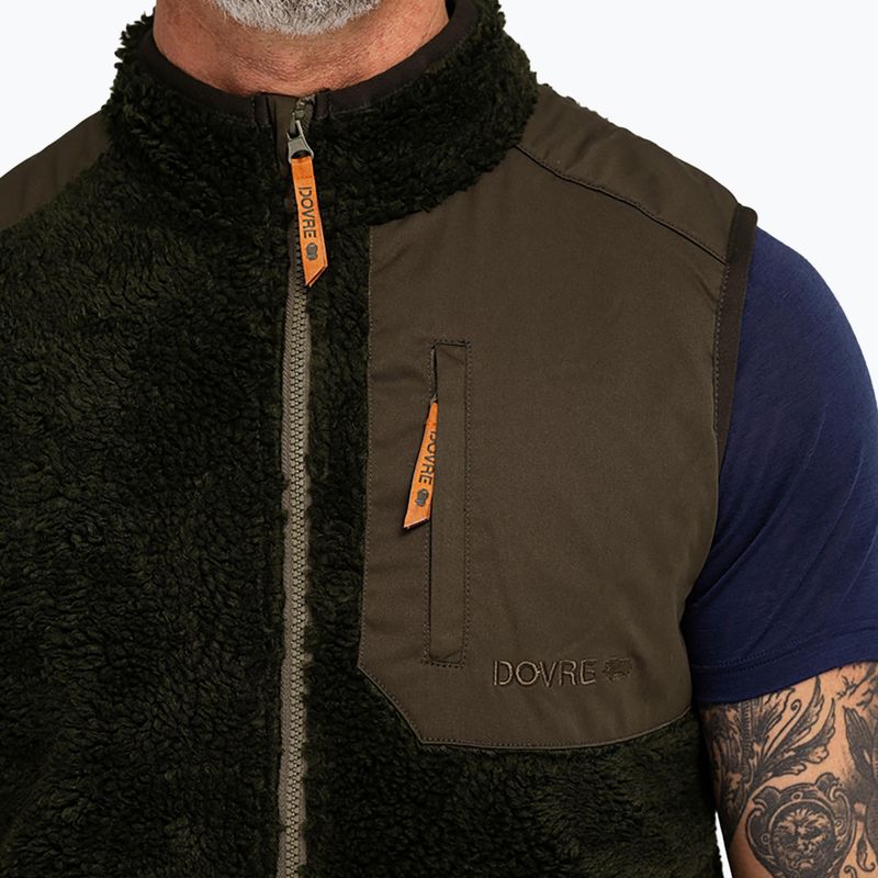 Мъжки елек Dovre Teddy Fleece green 4
