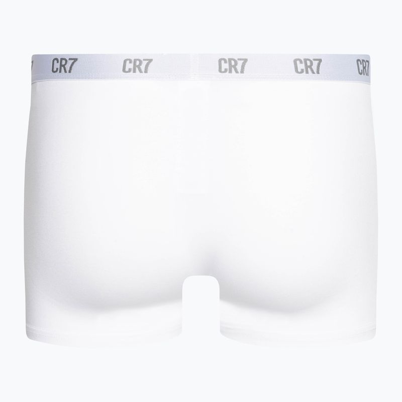 Мъжки боксерки CR7 Basic Trunk 3 чифта сив меланж/бяло/насиво 3