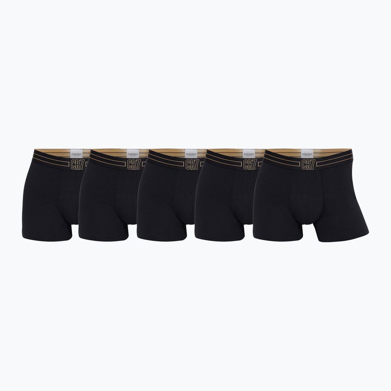 Мъжки боксерки CR7 Basic Trunk 5 чифта black/gold 5