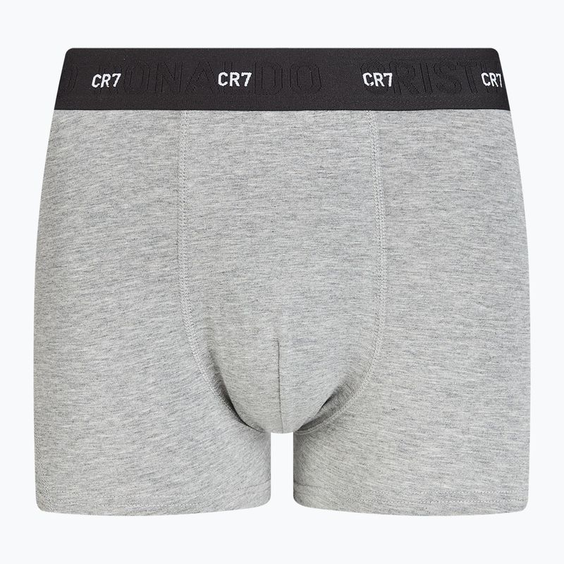 Мъжки боксерки CR7 Bamboo Trunk FSC 3 чифта black/dark grey/grey 2