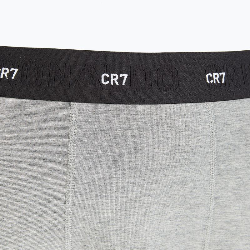 Мъжки боксерки CR7 Bamboo Trunk FSC 3 чифта black/dark grey/grey 4