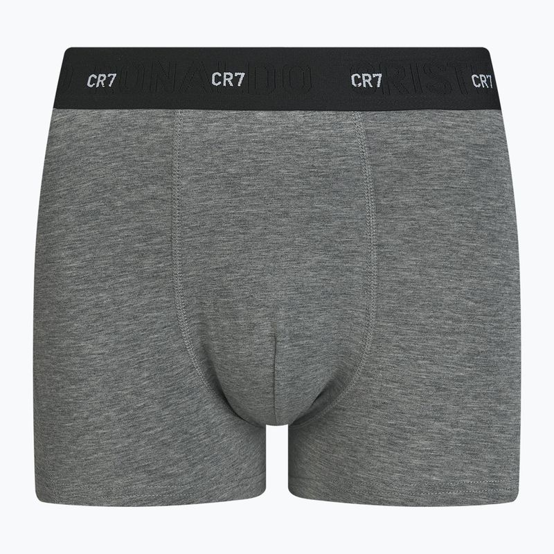 Мъжки боксерки CR7 Bamboo Trunk FSC 3 чифта black/dark grey/grey 5