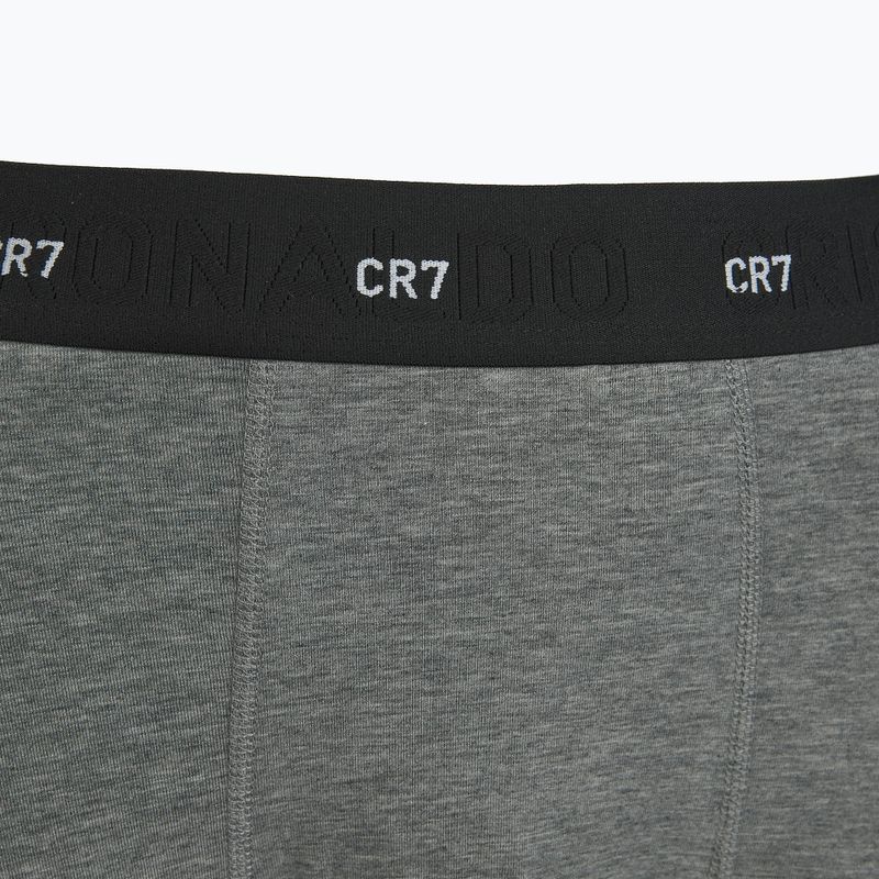Мъжки боксерки CR7 Bamboo Trunk FSC 3 чифта black/dark grey/grey 7