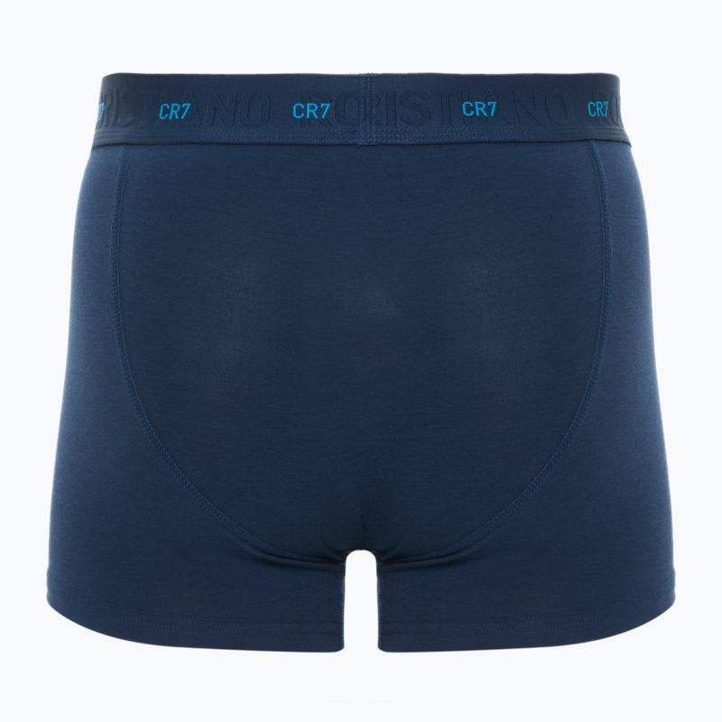 Мъжки боксерки CR7 Bamboo Trunk FSC 3 чифта тъмносини 2