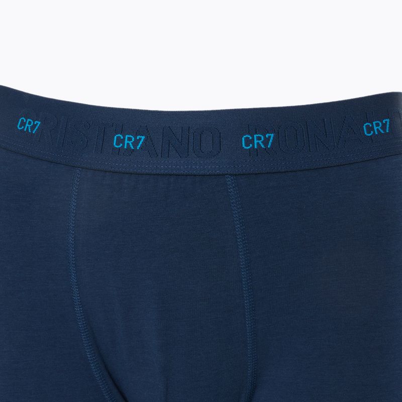 Мъжки боксерки CR7 Bamboo Trunk FSC 3 чифта тъмносини 3