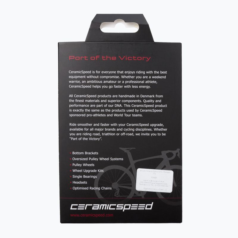 CeramicSpeed UFO Верига за велосипед Shimano 11s сребърна 105641 2