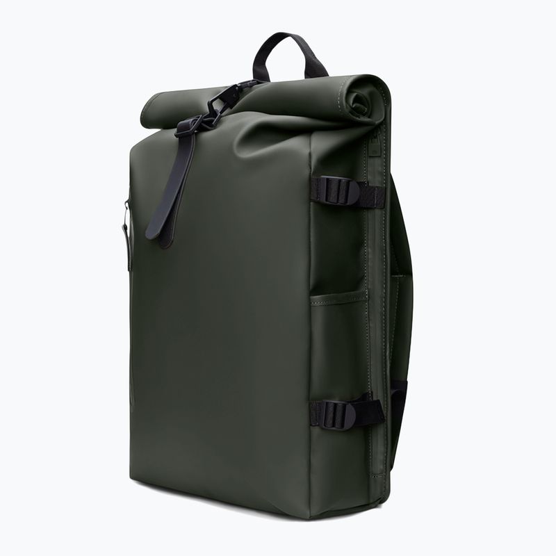 Градска раница Rains Rolltop Rucksack Large 23 l green 2