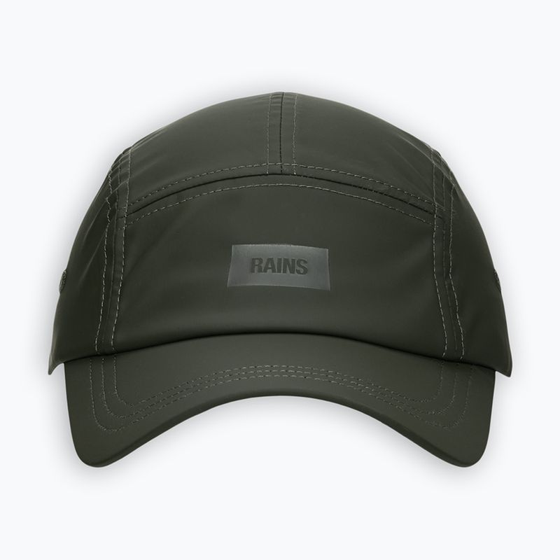 Шапка с козирка Rains 5 Panel Cap green 2