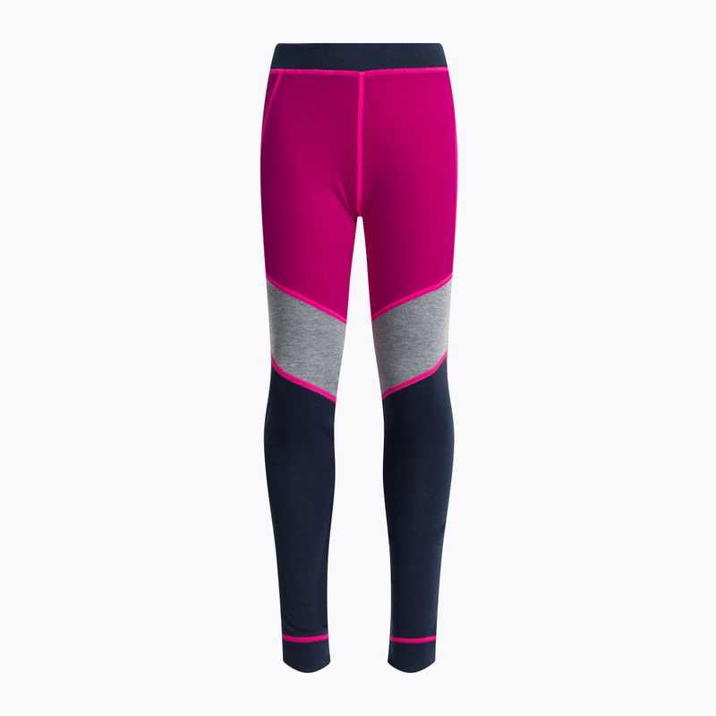 Детско термоактивно бельо Color Kids Ski Underwear Colorblock розов-черен 740777.5885 5