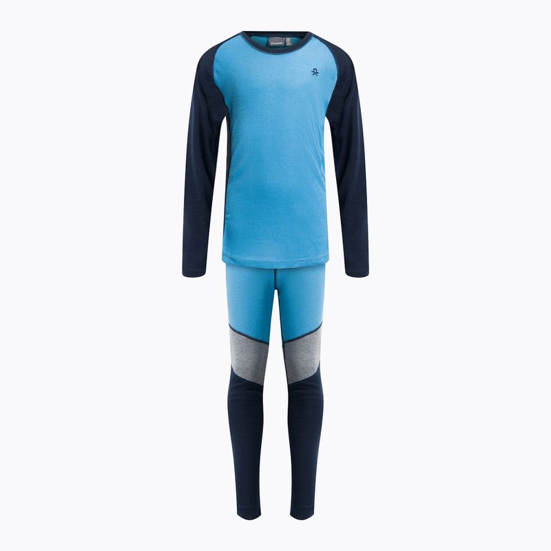 Детско термоактивно бельо Color Kids Ski Underwear Colorblock син 740777.7280
