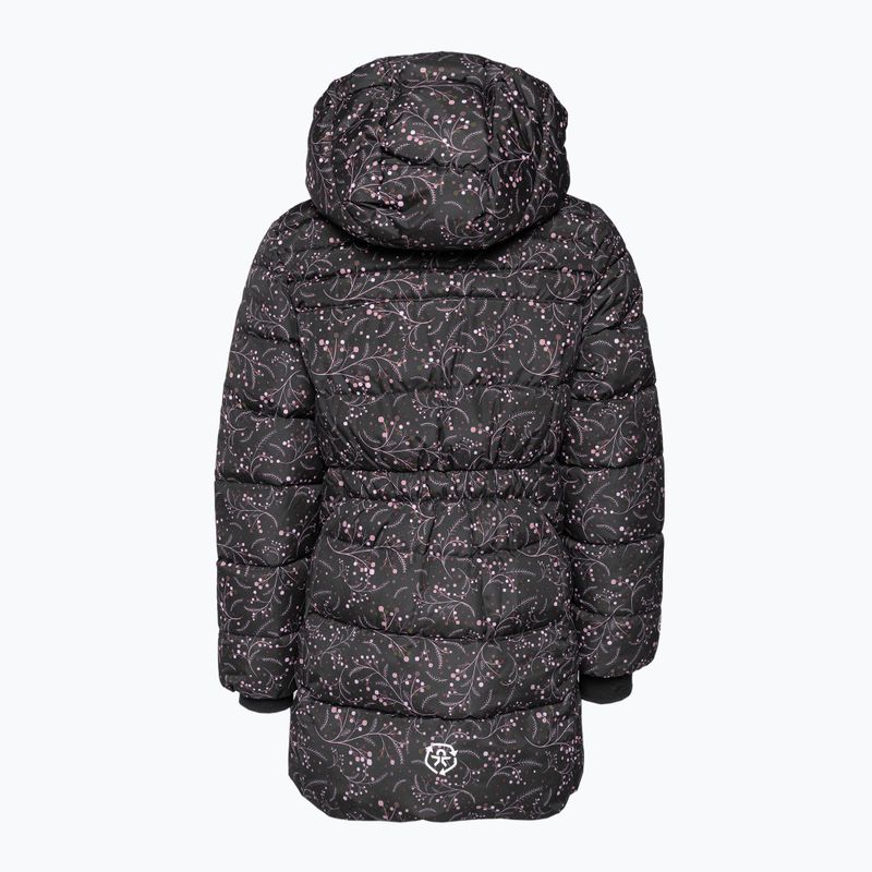 Детско яке Color Quilted AOP AF 8.000 черно/розово пухено яке 740728 2