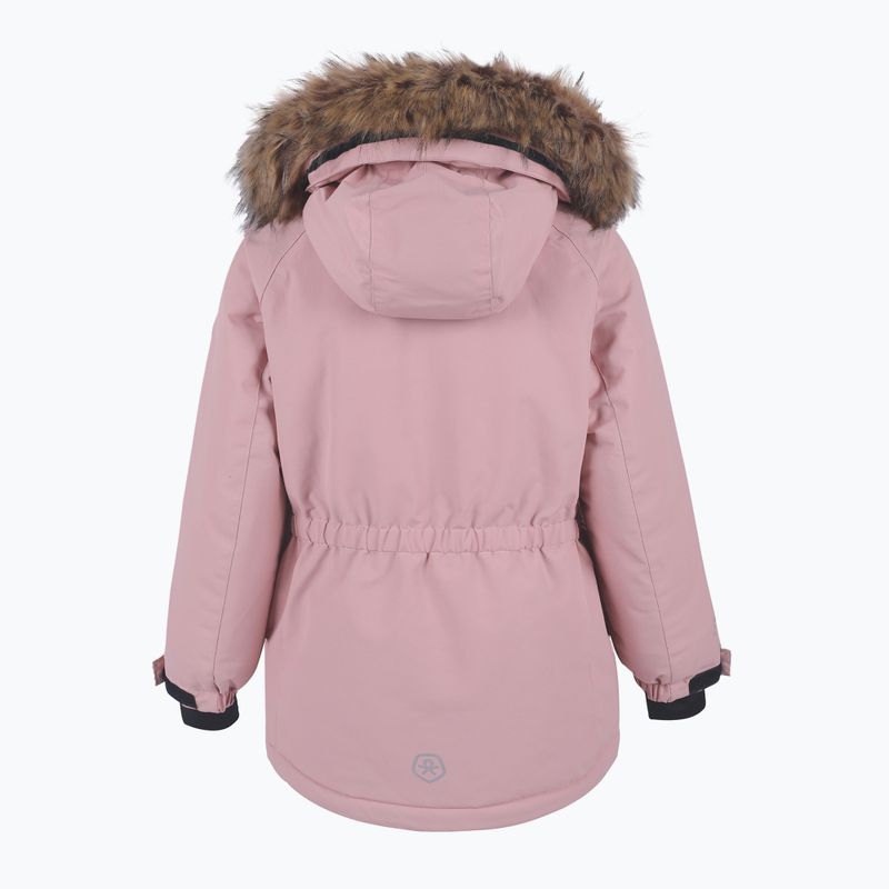 Детско зимно яке Color Kids Parka w. Фалшива кожа AF 10,000 розов 740724 6