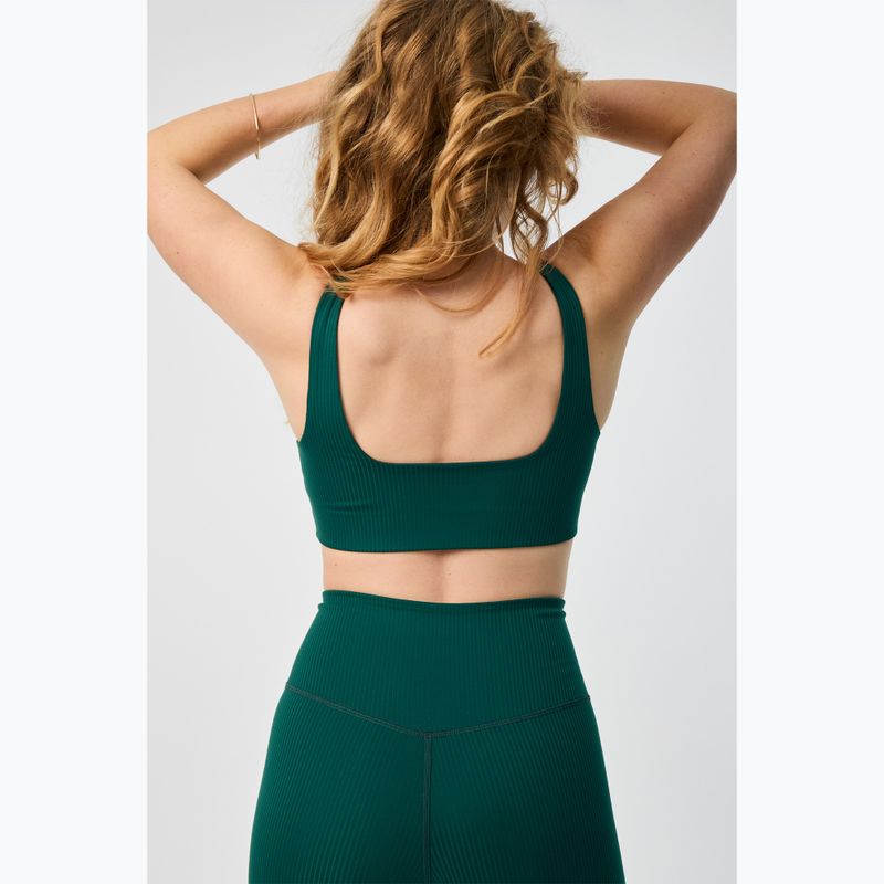 Girlfriend Collective Ребро Tommy тренировъчен сутиен Rain Forest 3