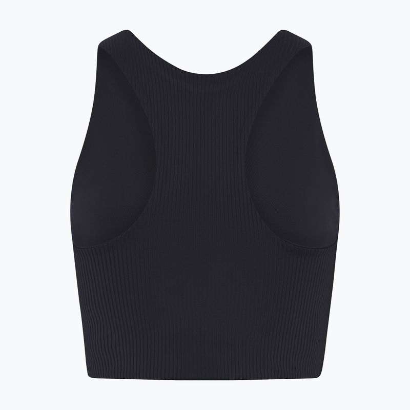 Girlfriend Collective Rib Dylan черен сутиен за тренировка 7