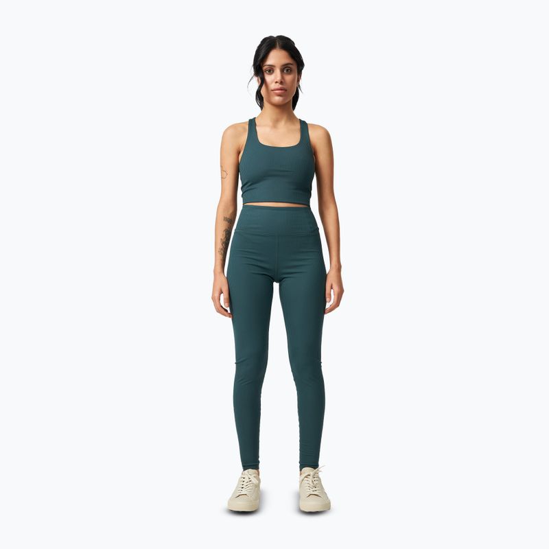 Дамски тренировъчен клин Girlfriend Collective Rib moss 2