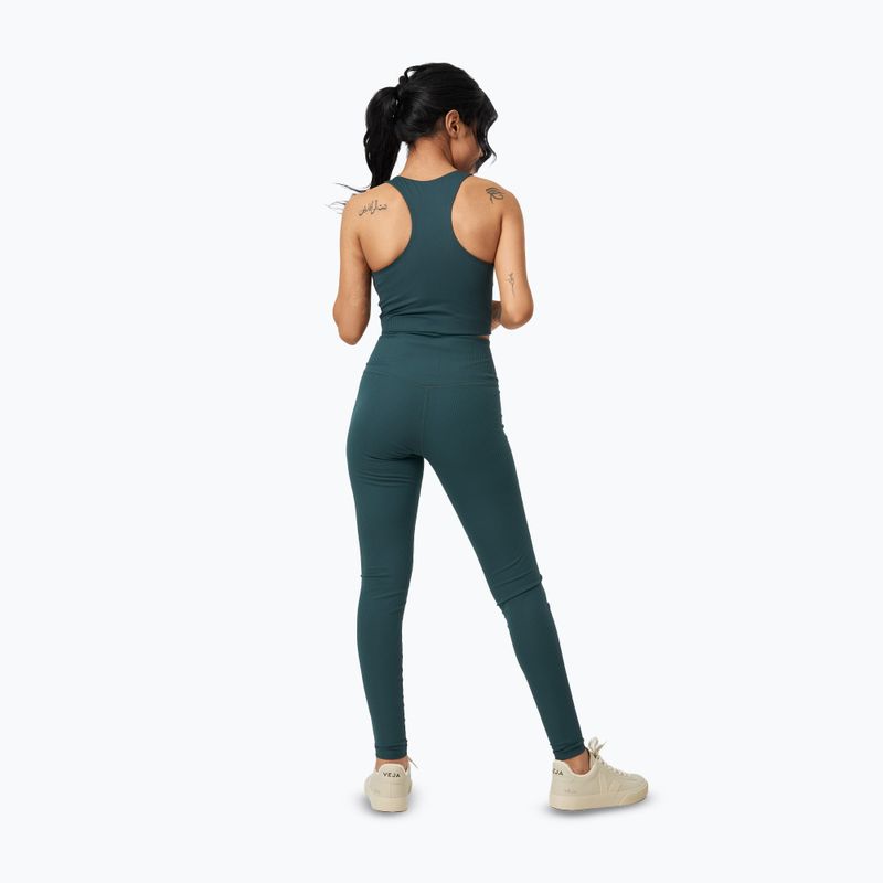 Дамски тренировъчен клин Girlfriend Collective Rib moss 4