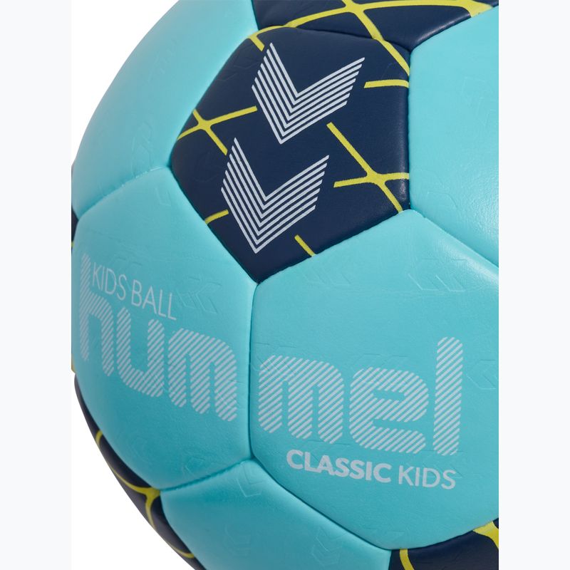 Детска топка за хандбал Hummel Classic HB Jr light blue/marine/yellow size 0 4