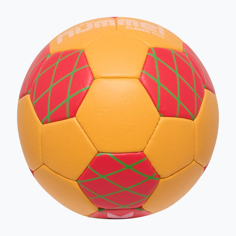 Детска топка за хандбал Hummel Classic HB Jr orange/red/green size 0.0 3