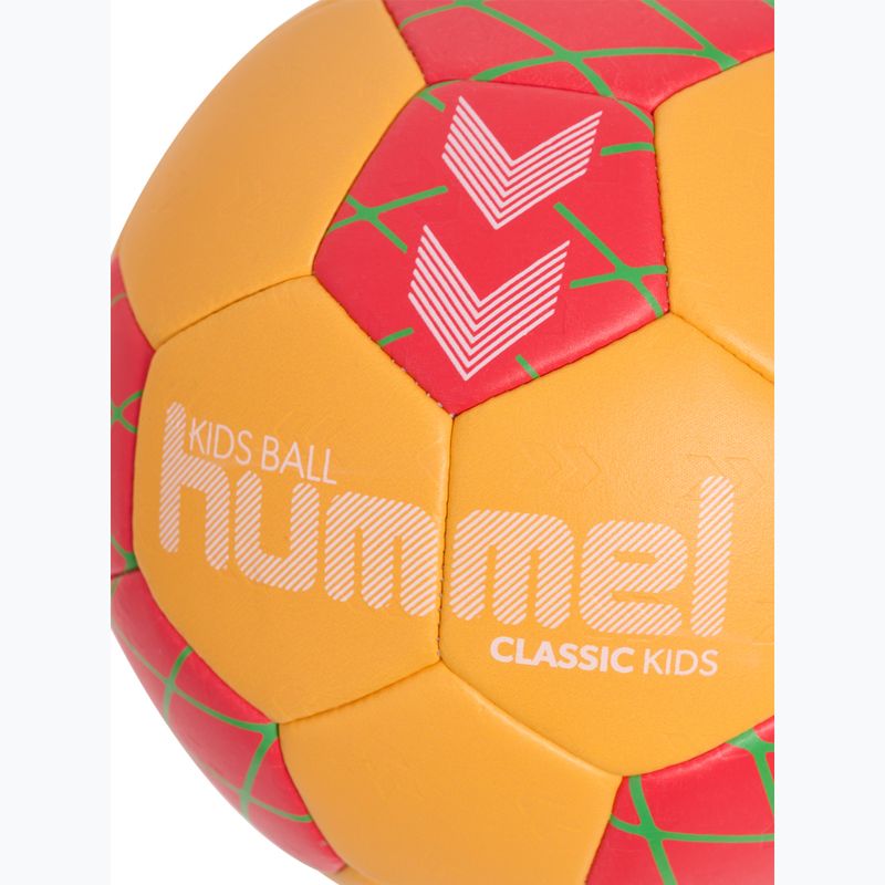 Детска топка за хандбал Hummel Classic HB Jr orange/red/green size 0.0 4