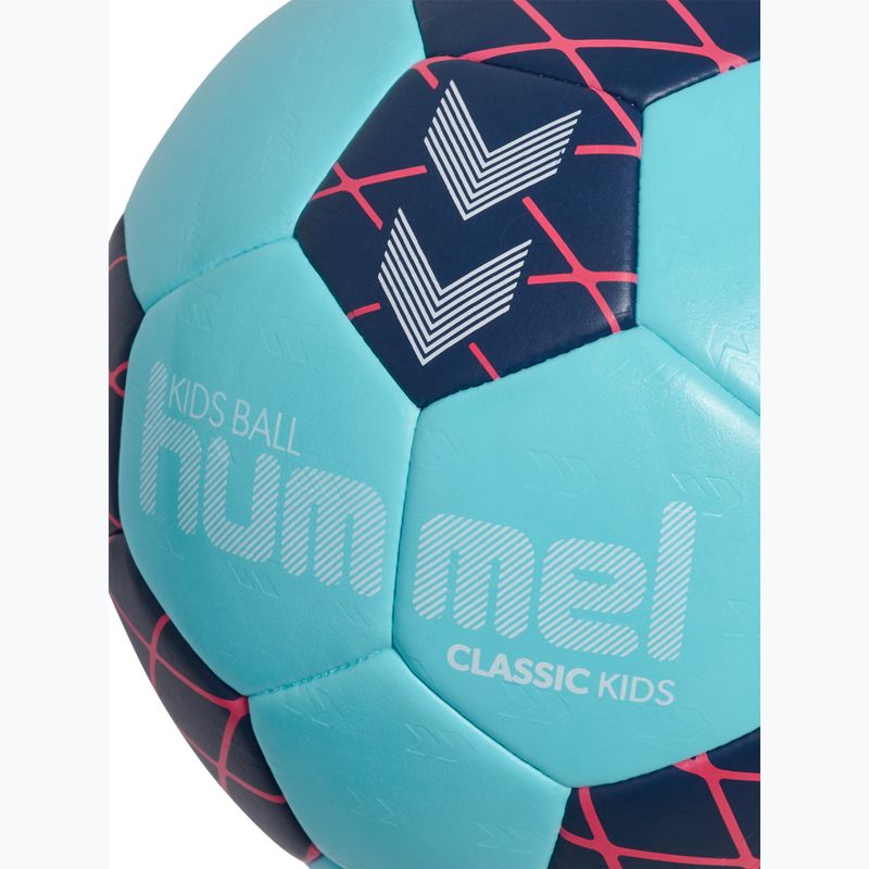 Детска топка за хандбал Hummel Classic HB Jr light blue/marine/red size 1 4