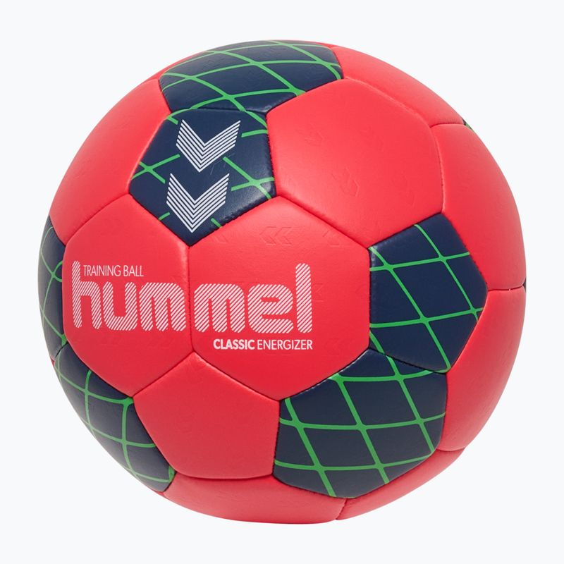 Топка за хандбал Hummel Classic Energizer red/marine/green size 0 2