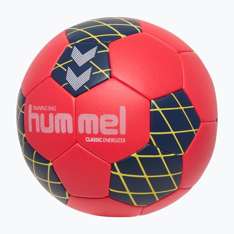 Топка за хандбал Hummel Classic Energizer off white/light blue/marine size 2 2