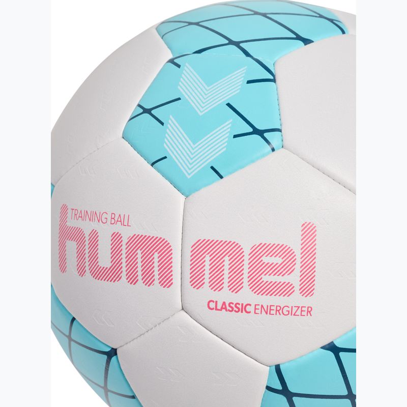 Топка за хандбал Hummel Classic Energizer off white/light blue/marine size 2 4